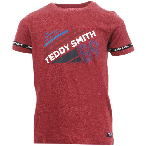 Kleidung Jungen T-Shirts & Poloshirts Teddy Smith 61006520D Rot