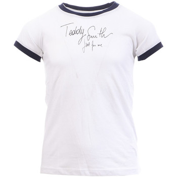 Kleidung Mädchen T-Shirts & Poloshirts Teddy Smith 51005853D Weiss