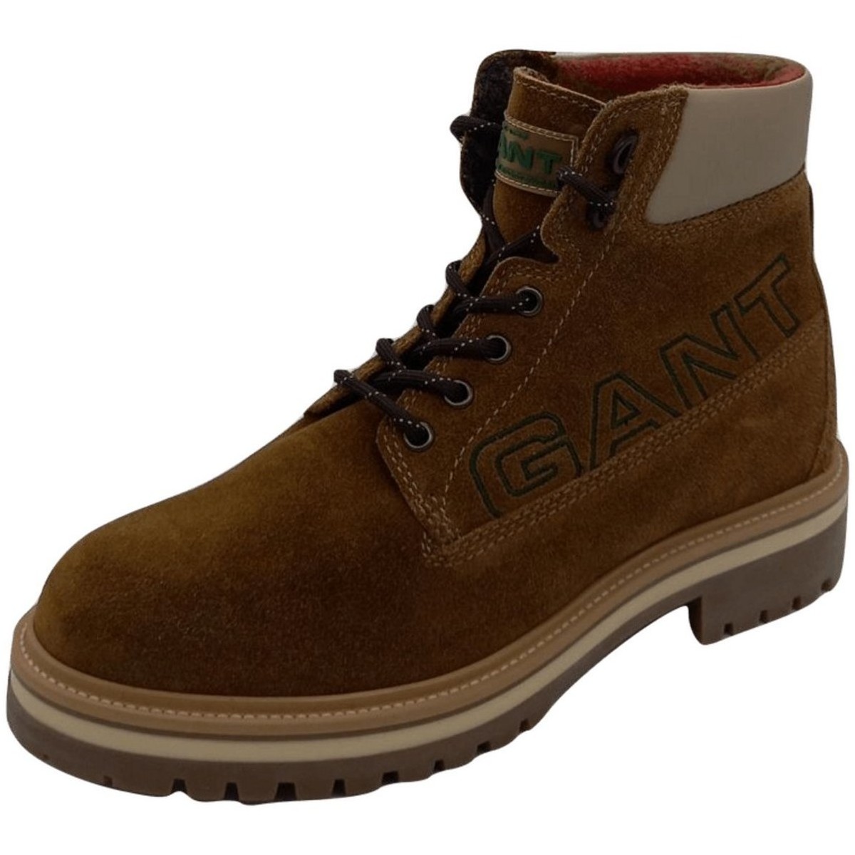 Schuhe Herren Stiefel Gant Palrock Mid Boot 23643202-G419 tobacco dry sand 23643202/G419 Braun