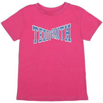 Kleidung Mädchen T-Shirts & Poloshirts Teddy Smith 51006380D Rosa