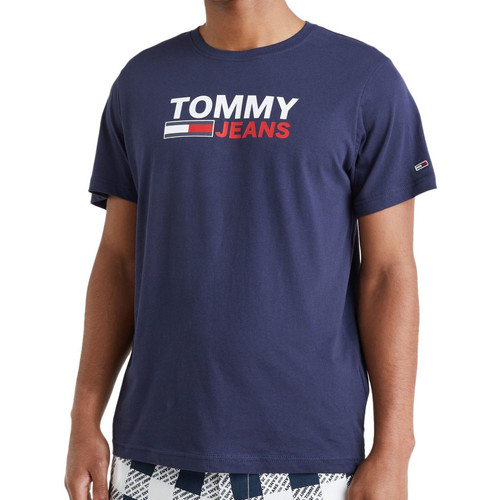 Kleidung Herren T-Shirts & Poloshirts Tommy Hilfiger DM0DM15379 Blau