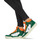 Schuhe Sneaker High Polo Ralph Lauren POLO CRT HGH-SNEAKERS-HIGH TOP LACE Grün / Weiss / Orange
