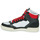 Schuhe Sneaker High Polo Ralph Lauren POLO CRT HGH-SNEAKERS-HIGH TOP LACE Schwarz / Weiss / Rot