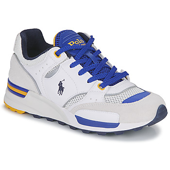 Schuhe Sneaker Low Polo Ralph Lauren TRACKSTR 200-SNEAKERS-LOW TOP LACE Weiss / Blau / Gelb