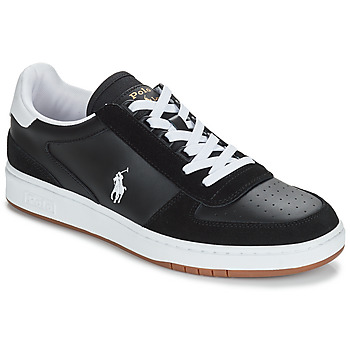 Schuhe Sneaker Low Polo Ralph Lauren POLO CRT PP-SNEAKERS-ATHLETIC SHOE Schwarz / Weiss