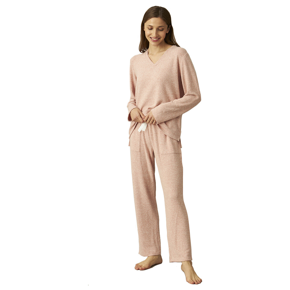 Kleidung Damen Pyjamas/ Nachthemden J&j Brothers JJBCP1301 Rosa