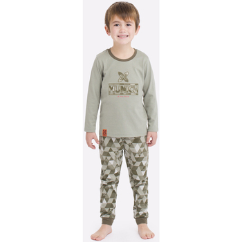 Kleidung Jungen Pyjamas/ Nachthemden Munich VP1451 Grün