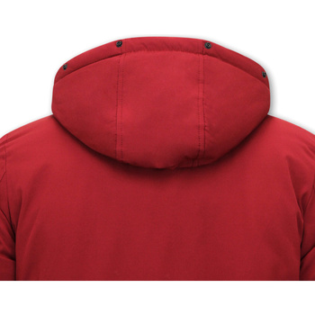 Enos Kurz Jacke Tailliert Rot