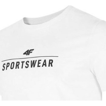 Kleidung Herren T-Shirts 4F TSM354 Weiss