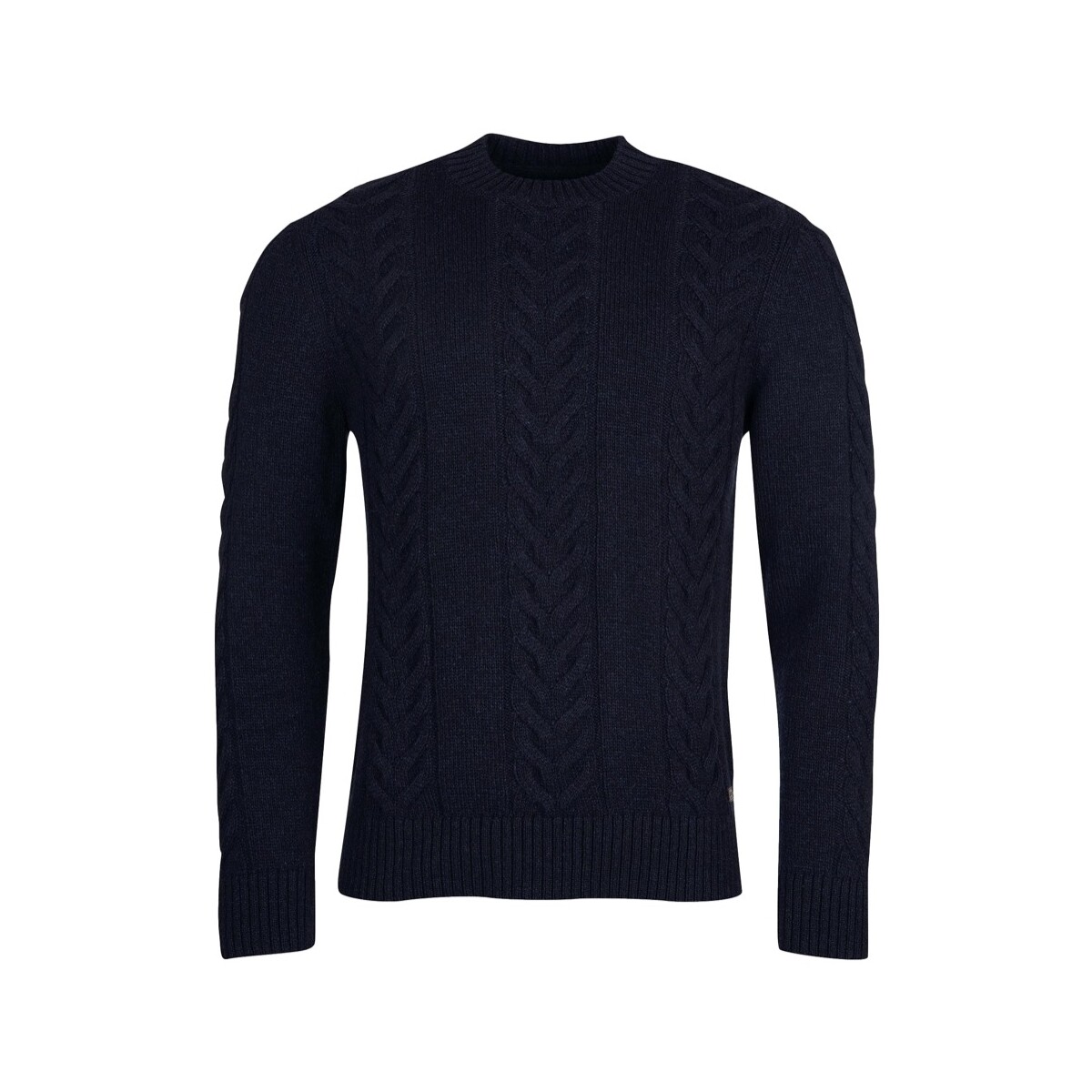 Kleidung Herren Pullover Barbour Essential Pullover Cable Knit - Navy Blau