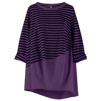 Kleidung Damen Tops / Blusen Wendy Trendy Top 220847 - Fucsia/Black Violett
