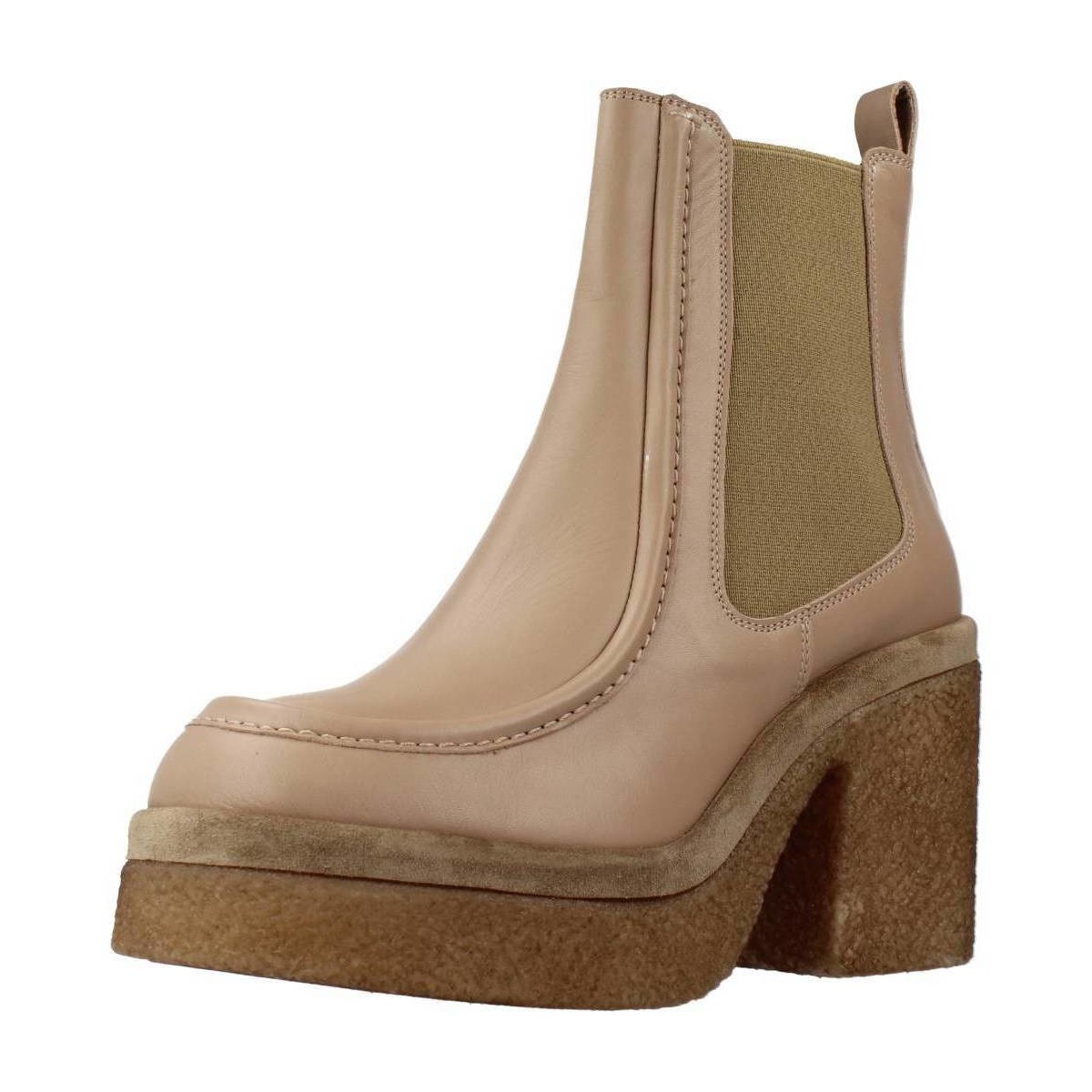 Schuhe Damen Low Boots Pon´s Quintana ESTHER Beige