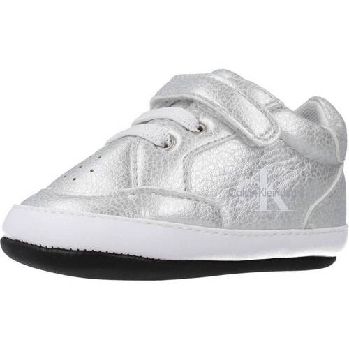 Schuhe Jungen Sneaker Low Calvin Klein Jeans V0A480228 Silbern