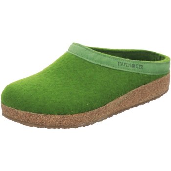 Schuhe Damen Hausschuhe Haflinger Grizzly Torben 713001-036 grün
