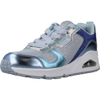 Schuhe Mädchen Sneaker Low Skechers UNO Blau