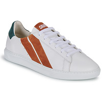 Schuhe Herren Sneaker Low Caval SLASH Weiss / Orange / Blau