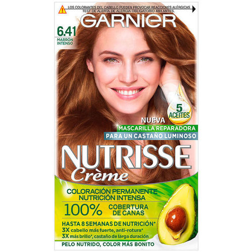 Beauty Haarfärbung Garnier Nutrisse 6.41-süßer Bernstein 3 St 