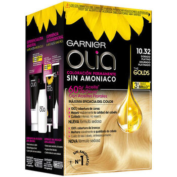 Beauty Haarfärbung Garnier Olia Coloración Permanente 10,32-dorado Platino 