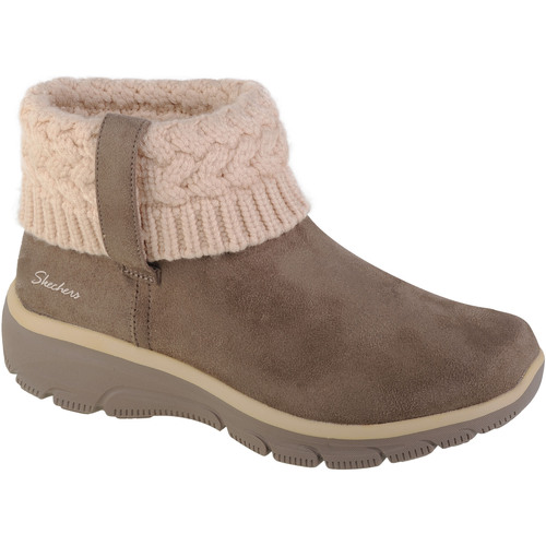 Schuhe Damen Boots Skechers Easy Going - Cozy Weather Rosa
