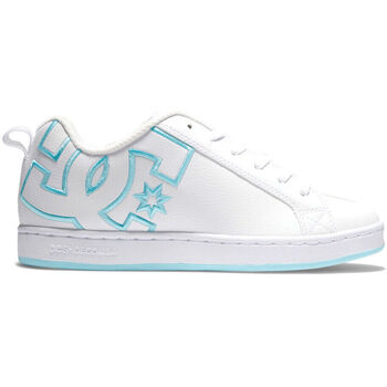 DC Shoes Court graffik 300678 WHITE/WHITE/BLUE (XWWB) Weiss