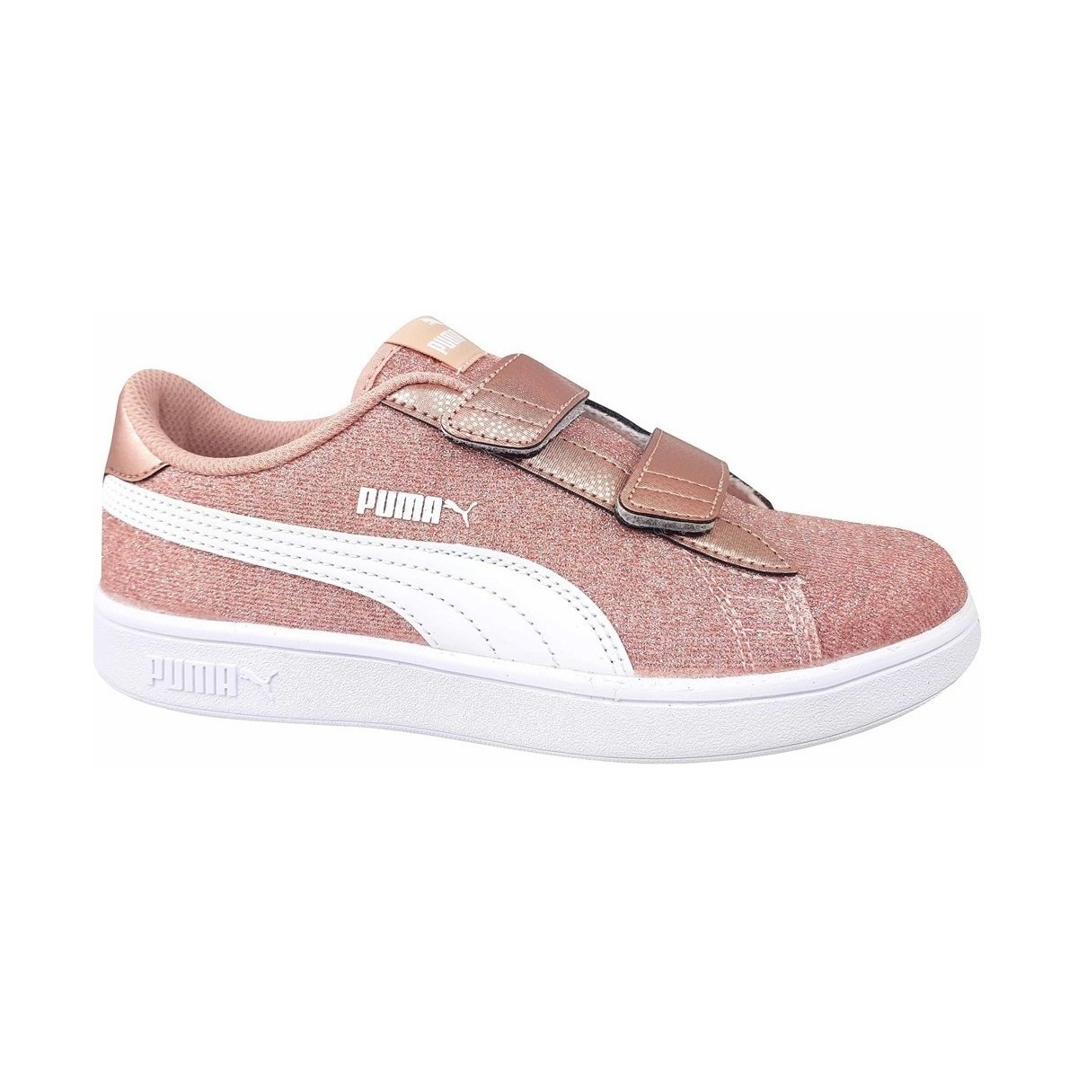 Schuhe Kinder Sneaker Low Puma Smash V2 Glitz Glam V PS Rosa