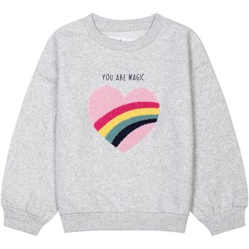 Kleidung Mädchen Sweatshirts Minoti für Mädchen Fleece-Oberteil ( 1y-8y ) Grau