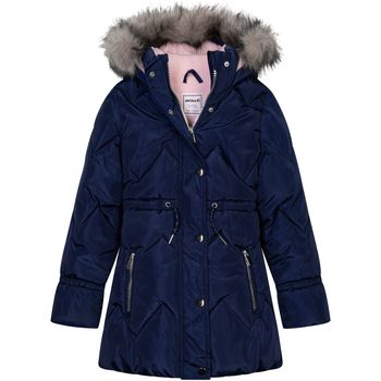Kleidung Mädchen Jacken Minoti für Mädchen Kapuzenpufferjacke ( 3y-14y ) Blau