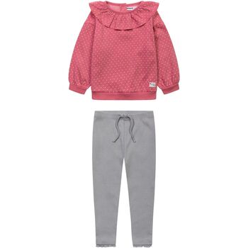 Kleidung Mädchen Kleider & Outfits Minoti für Mädchen Sweatshirt und Leggings  ( 3m-3y ) Rosa