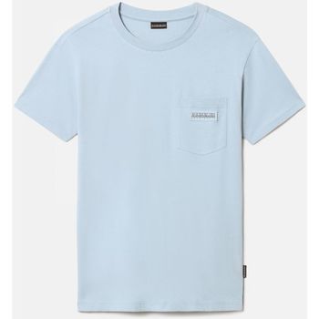 Napapijri  T-Shirts & Poloshirts S-MORGEX NP0A4GBPI2C-BLUE FOG