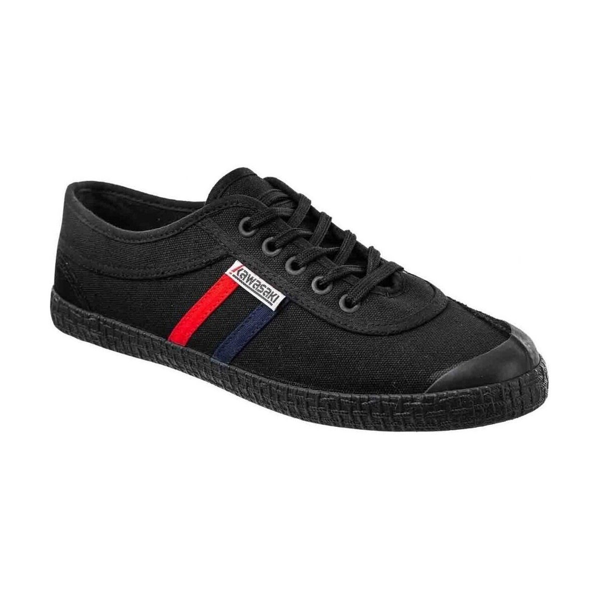 Schuhe Sneaker Kawasaki Retro Canvas Shoe K192496-ES 1001S Black Solid Schwarz