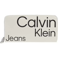 Taschen Damen Portemonnaie Calvin Klein Jeans Zippé Rfid Beige