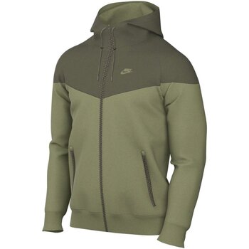 Kleidung Herren Pullover Nike Sport Sportswear Windrunner Jacket DA0001-334 Grün