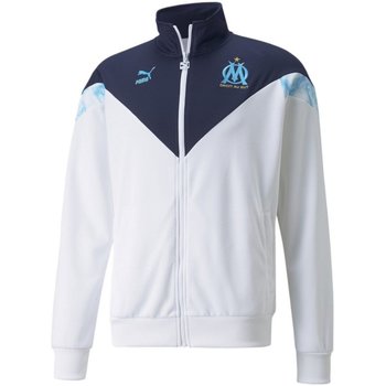 Kleidung Herren Jacken Puma Sport Olympique Marseille Iconic MCS Jacket 2022/2023 765154-12 Blau