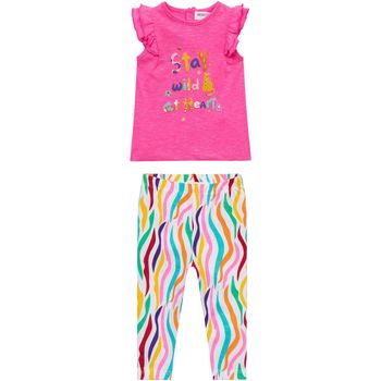 Kleidung Mädchen Kleider & Outfits Minoti für Mädchen Leggings und T-Shirt ( 3m-3y ) Rosa