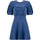 Kleidung Damen Kurze Kleider Elisabetta Franchi AB-969-3948-V283 Blau