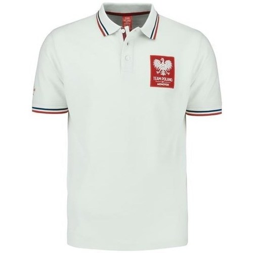 Kleidung Herren T-Shirts Monotox Team Poland Weiss
