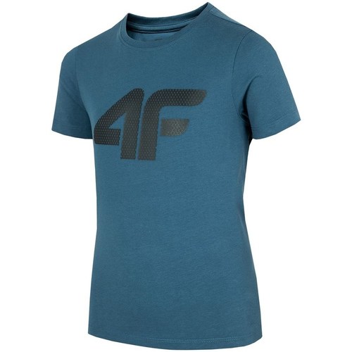 Kleidung Jungen T-Shirts 4F JTSM002 Blau
