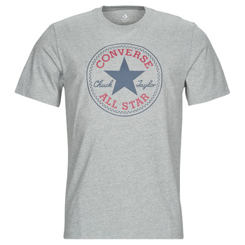 Kleidung Herren T-Shirts Converse GO-TO ALL STAR PATCH LOGO Grau