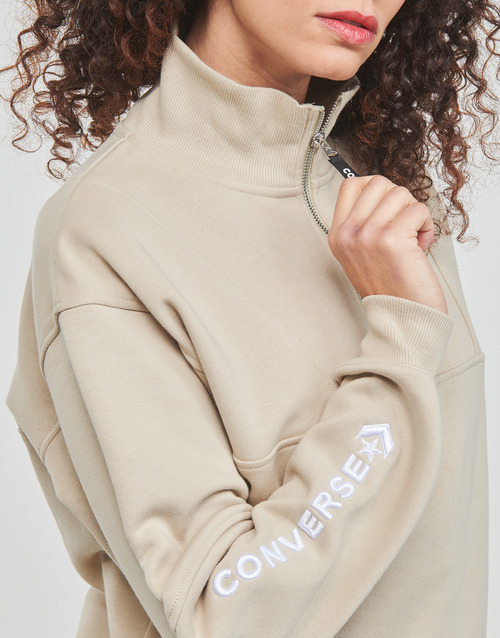 Converse FASHION HALF-ZIP Beige