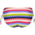 Kleidung Damen Bikini Ober- und Unterteile Lisca Badeanzugunterteil mit gerafften Seiten Hydra  Cheek Multicolor
