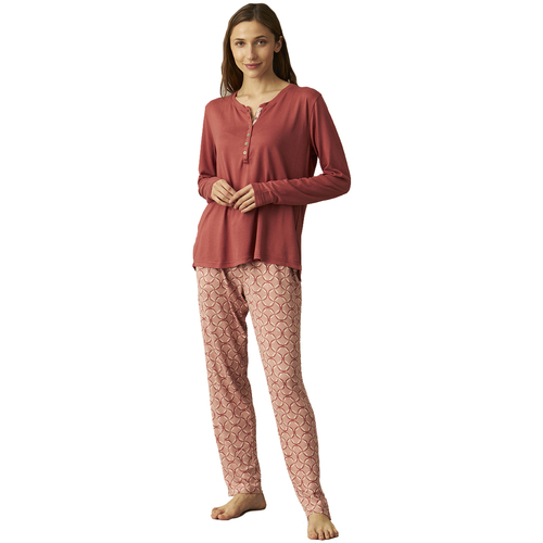 Kleidung Damen Pyjamas/ Nachthemden J&j Brothers JJBCP0201 Rot