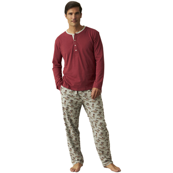 Kleidung Herren Pyjamas/ Nachthemden J&j Brothers JJBCP5200 Grau