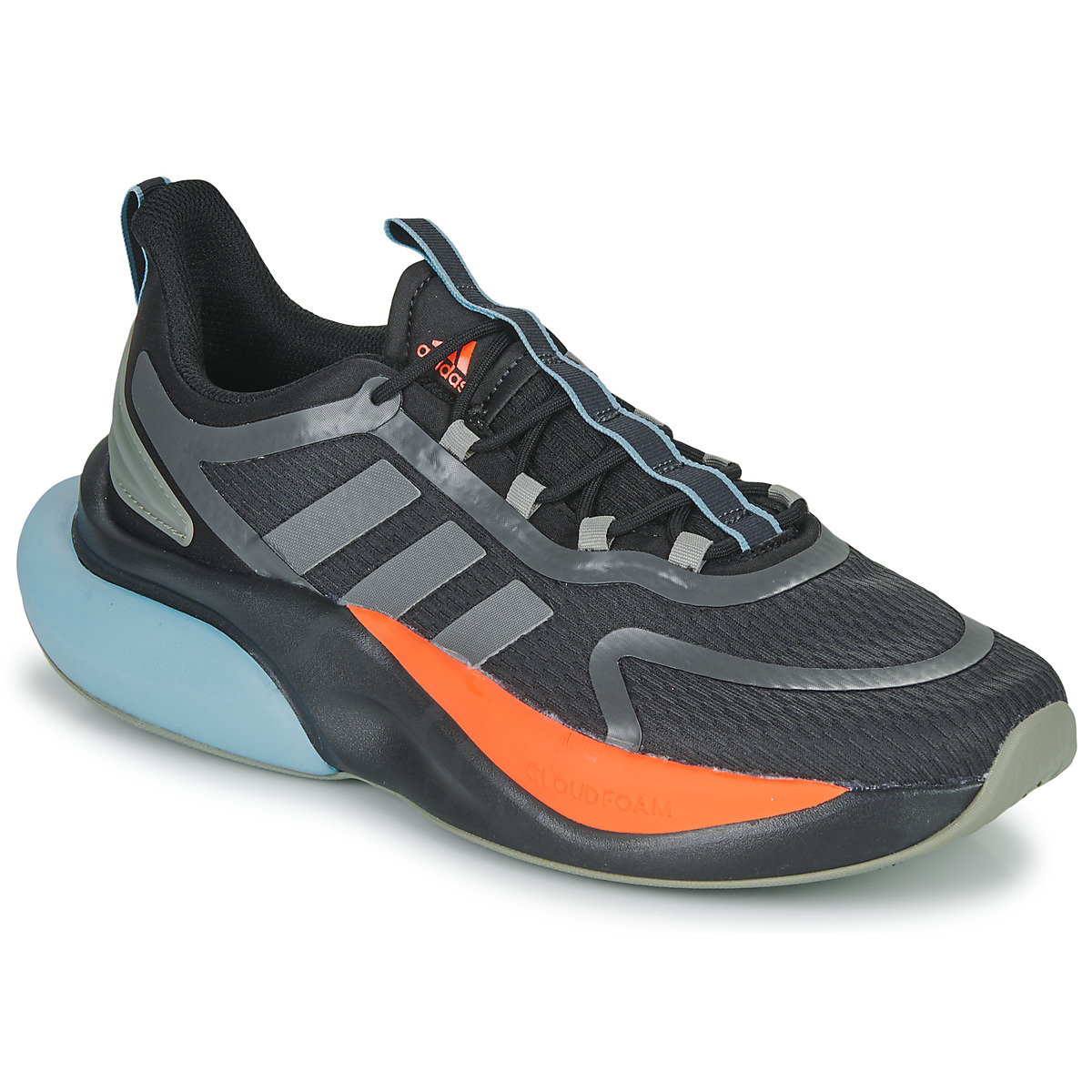 Schuhe Herren Sneaker Low Adidas Sportswear ALPHABOUNCE Schwarz / Blau / Orange
