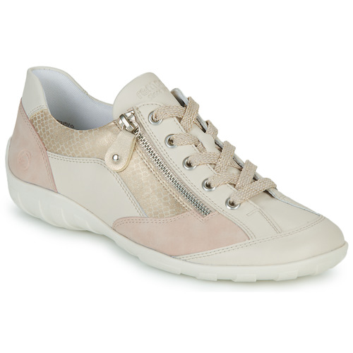 Schuhe Damen Sneaker Low Remonte R3410-62 Beige / Rosa