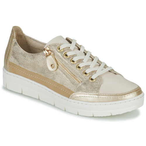 Schuhe Damen Sneaker Low Remonte D5826-62 Gold
