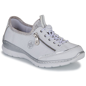 Schuhe Damen Sneaker Low Rieker L32P2-80 Weiss