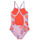 Kleidung Mädchen Badeanzug adidas Performance DY MOO SWIMSUIT Violett / Orange