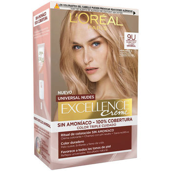 Beauty Haarfärbung L'oréal Excellence Creme Universal Nudes Tinte 9u-very Light Blonde 