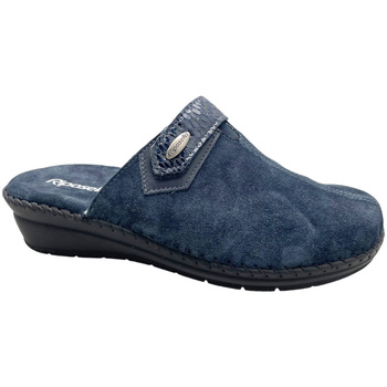 Schuhe Damen Pantoffel Riposella RIP3594blu Blau