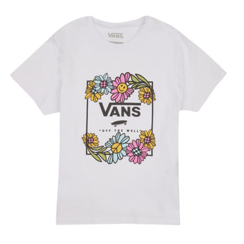 Kleidung Mädchen T-Shirts Vans ELEVATED FLORAL CREW Weiss